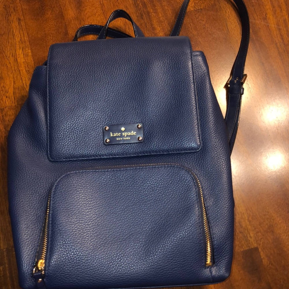 **SOLD***Kate Spade Navy Blue Backpack